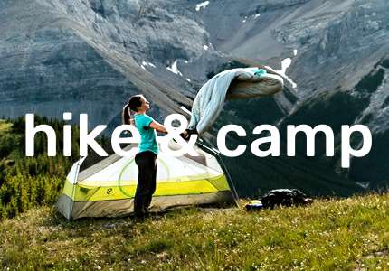 hike and camp
